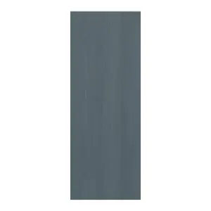 Alpinia Matt dusk blue wood effect Standard Clad on end panel (H)960mm (W)360mm