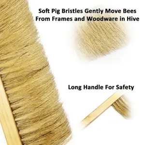 Bee Beekeeping Brush Super Soft Bristles