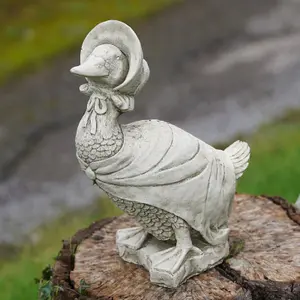 Jemima Puddle Duck NEW Stone Statue Outdoor Garden British Made Ornament