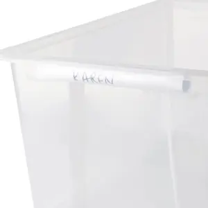 Form Kaze Clear 63L XXL Plastic Stackable Storage box