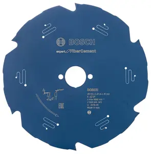 Bosch Professional Fiber Cement Circular Saw Blade - Hand Held - 210x30x2.2x6T