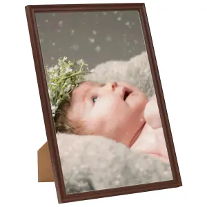 Berkfield Photo Frames Collage 3 pcs for Wall or Table Dark Red 10x15 cm