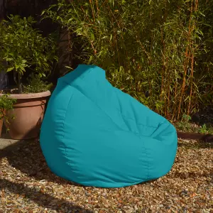 rucomfy Outdoor Water Resistant Slouchbag Beanbag - Turquoise