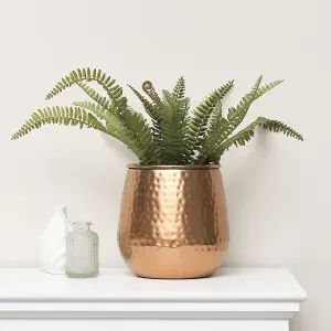 Melody Maison Copper Hammered Metal Planter