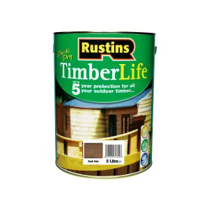 Rustins Quick Dry Timberlife - Dark Oak 5ltr