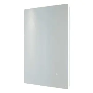 RAK Amethyst 500x700mm Silvery White Square with Touch Sensor Illuminated Mirror IP44