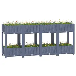 Berkfield Raised Bed 160x40x71 cm Polypropylene