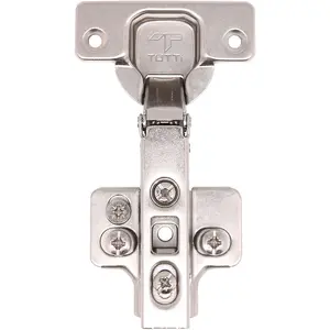 AFIT Full Overlay 110 Degree Sprung Clip-On Kitchen Cabinet Hinge 35mm - c/w Euro Screws - Each