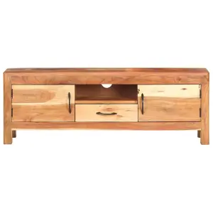 Berkfield TV Cabinet 116x30x40 cm Solid Acacia Wood