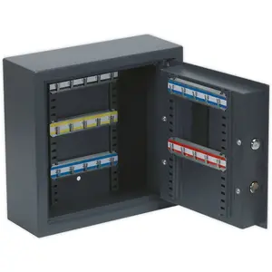 Secure Electronic Combination Key Cabinet Safe for 25 Keys - Heavy Duty Construction