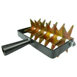 Cultivator, Rotary Hand Soil Scarifier Cultivator Head, 22 cm / 8.6 in Wide, Gardening and Farming Tool