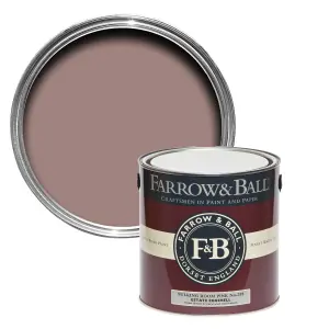 Farrow & Ball Estate Sulking room pink Eggshell Metal & wood paint, 2.5L