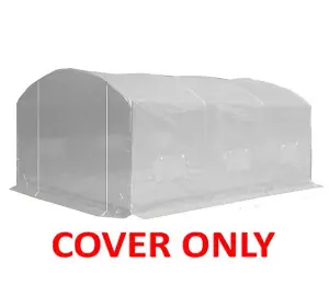 4m x 3.5m (13' x 11.5' approx) Pro Max White Polytunnel Replacement Cover