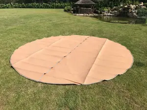 Polypropylene Matting for 6M Bell Tents, Full Moon, Frosted Taupe