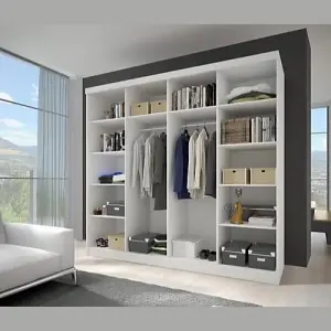 Multi 36 Sliding Mirror Door Wardrobe Stylish & Space-Saving Storage