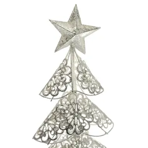 Metal Tree Holiday Shaped Ornament