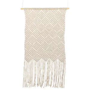 Fabric Wall Hanging OKARA Cotton Beige