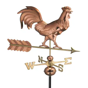 Espira 953P Rooster Farmhouse Copper Weathervane