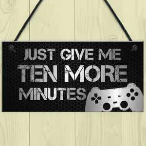 Funny Gaming Sign For Door Novelty Gaming Accessories Birthday Gift Brother Son