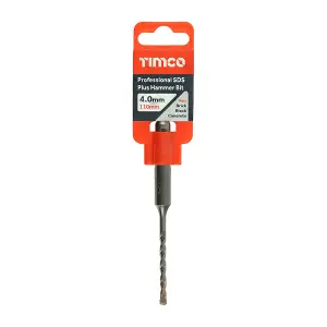 Timco - Professional SDS Plus Hammer Bit (Size 4.0 x 110 - 1 Each)