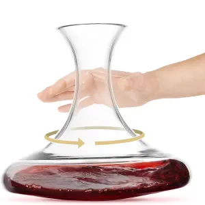 Final Touch Revolve Wine Decanter 750ml - Clear