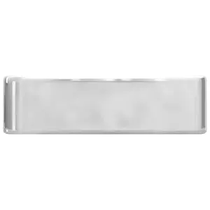 Berkfield Wash Basin with Faucet Hole 48x37x13.5 cm Ceramic Silver