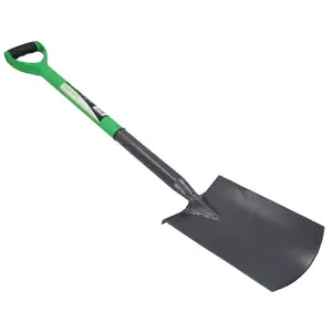 Garden Border Fork Spade Rake and Digging Spade Carbon Steel Blades 4pc Kit