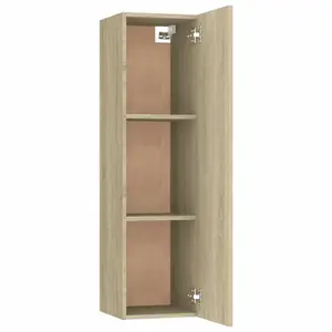 Berkfield TV Cabinets 2 pcs Sonoma Oak 30.5x30x110 cm Engineered Wood