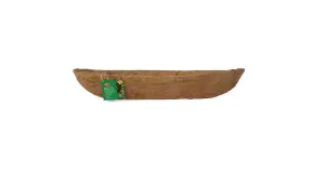 Natural Coco Wall Trough Liner Cupped Shaped Coco Liner for a 24 Inch Wall Trough Basket