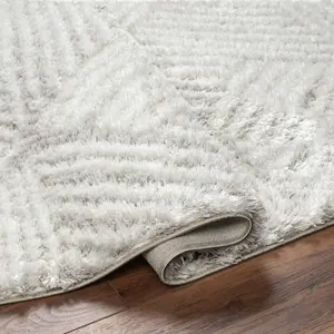 ALLIE Modern Shaggy Area Rug 160 x 213 cm