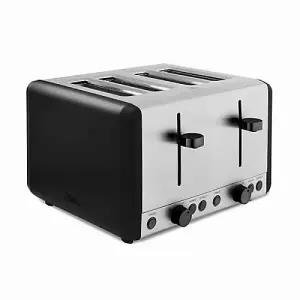 Tower Sera Kettle & 4 Slice Toaster Set Black