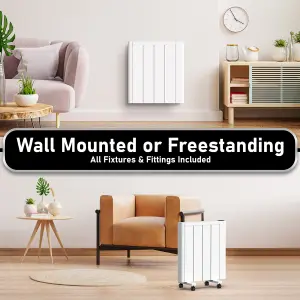 MYLEK Ceramic Panel Heater Radiator Electric with WIFI Smart APP, Programmable Digital Timer