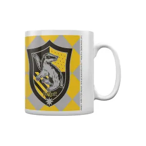 Harry Potter Hufflepuff Mug Yellow/Grey/Black/White (One Size)