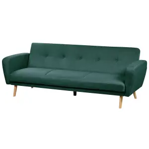 3 Seater Sofa FLORLI Dark Green