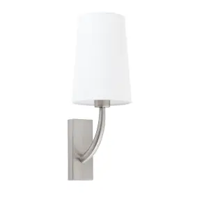 Luminosa Rem Wall Light with Shade Nickel, E27