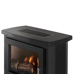 Focal Point Svelvik Flueless Black Gas Stove FPFBQ585