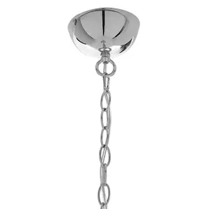 Interiors by Premier New Foundry Chrome Pendant Light