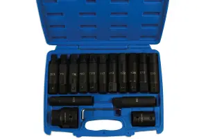 Laser Tools 7128 16pc Heavy Duty Impact Socket and Bit Set 3/4"D & 1"D