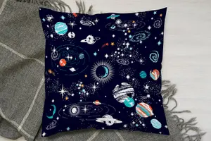 Cushions - Space Galaxy constellation (Cushion) / 45cm x 45cm