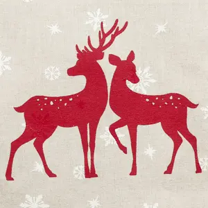 Woodland Deer Dining Table Decoration Table Runner Tablecloth