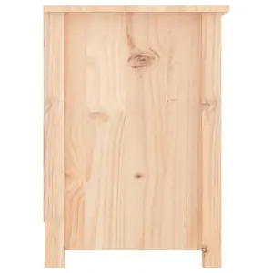 Berkfield TV Cabinet 103x36.5x52 cm Solid Wood Pine