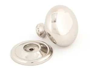 From The Anvil Polished Nickel Mushroom Cabinet Knob 38mm