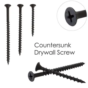 Dihl Drywall Plasterboard Wood Screws 65mm Pack of 1000