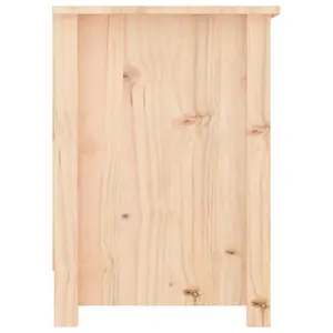 Berkfield TV Cabinet 103x36.5x52 cm Solid Wood Pine