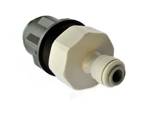 15mm Pipe To 3/8" Push Fit Fridge Water Filter Pipe Adapter