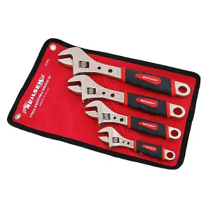 4 Piece Adjustable Wrench Spanner Set with Hex Sockets (CT1072)