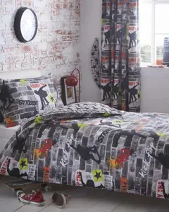 Tricks Single Duvet Cover and Pillowcase