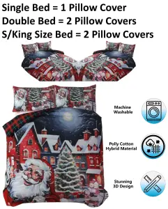 Christmas Santa Vibes Xmas DUVET SET 3D Print Polycotton Bedding Set