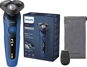 Philips Shaver Series 5000, Wet And Dry Electric Shaver, Comforttech Blades 360°, Contour Heads, Advanced Display, Smartclick Precision Trimmer,