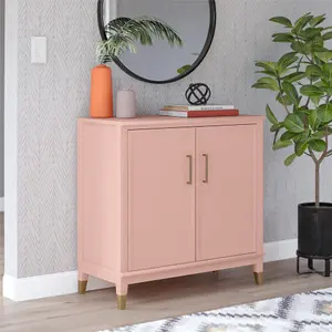 Westerleigh Cabinet with 2 Doors Pale Pink